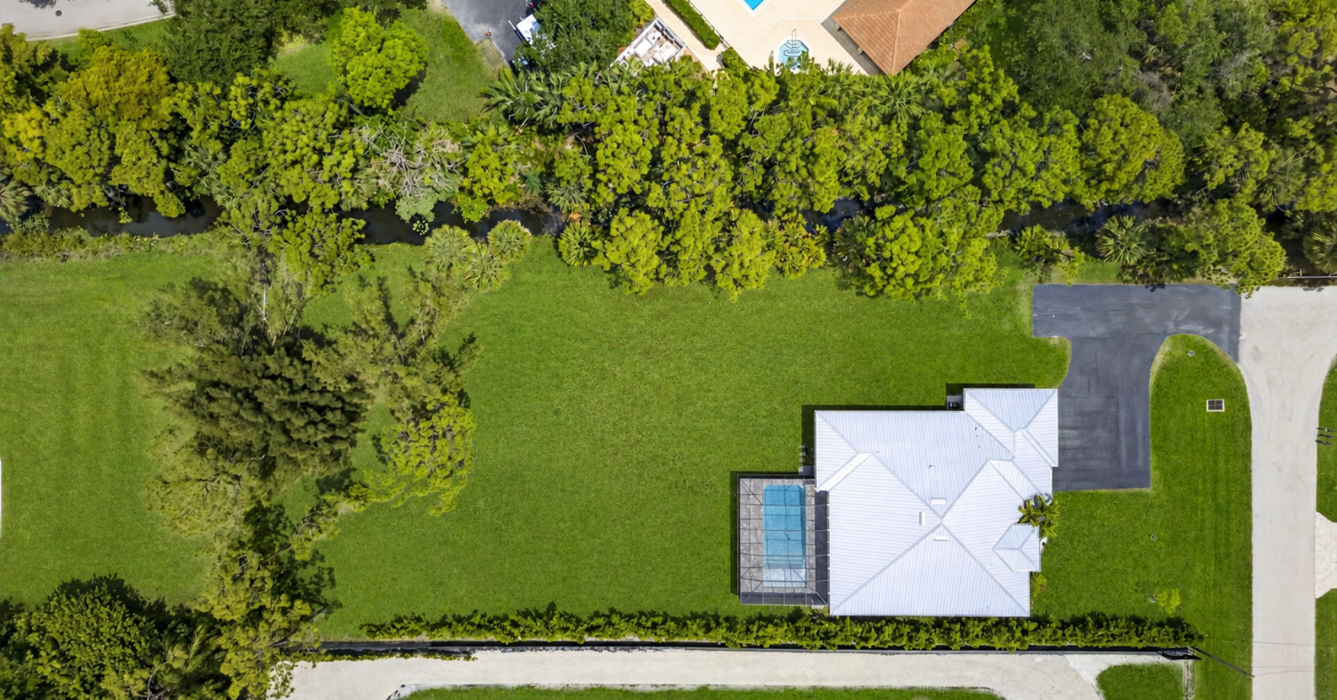 San Carlos Estates aerial estate home Bonita Springs