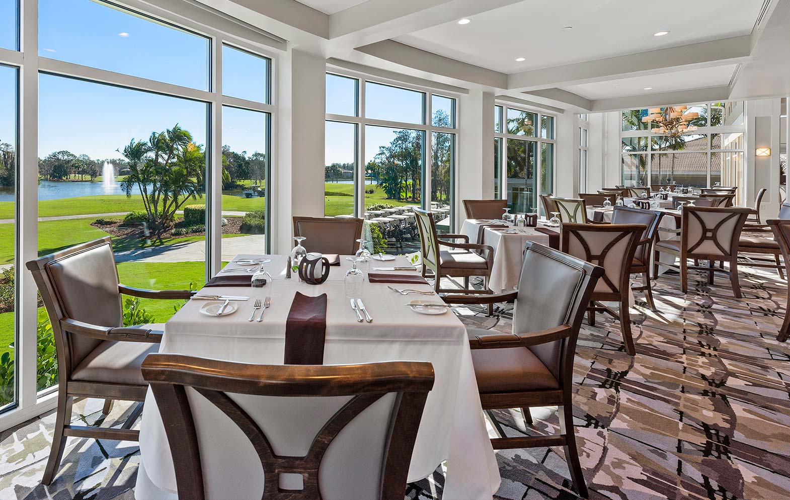 Wildcat Run Golf & Country Club 26,000 sq ft clubhouse exterior Estero Florida